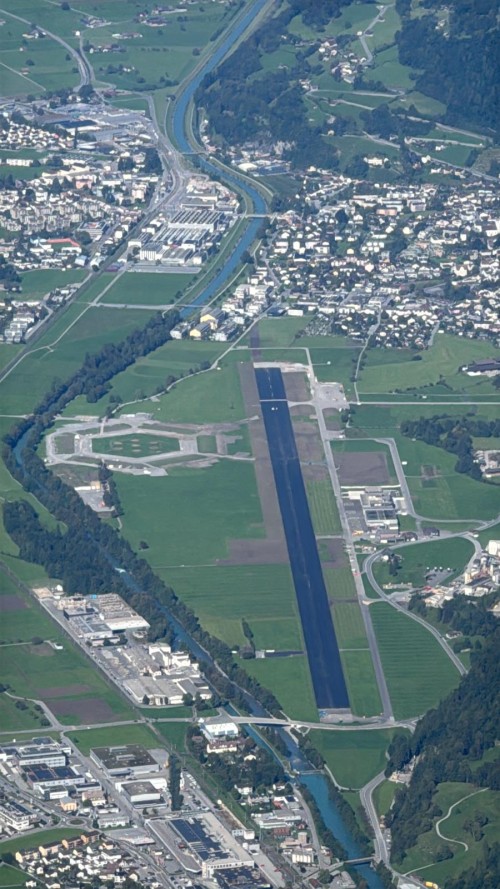 Piste Mollis LSMF &ndash; Blick Richtung Norden